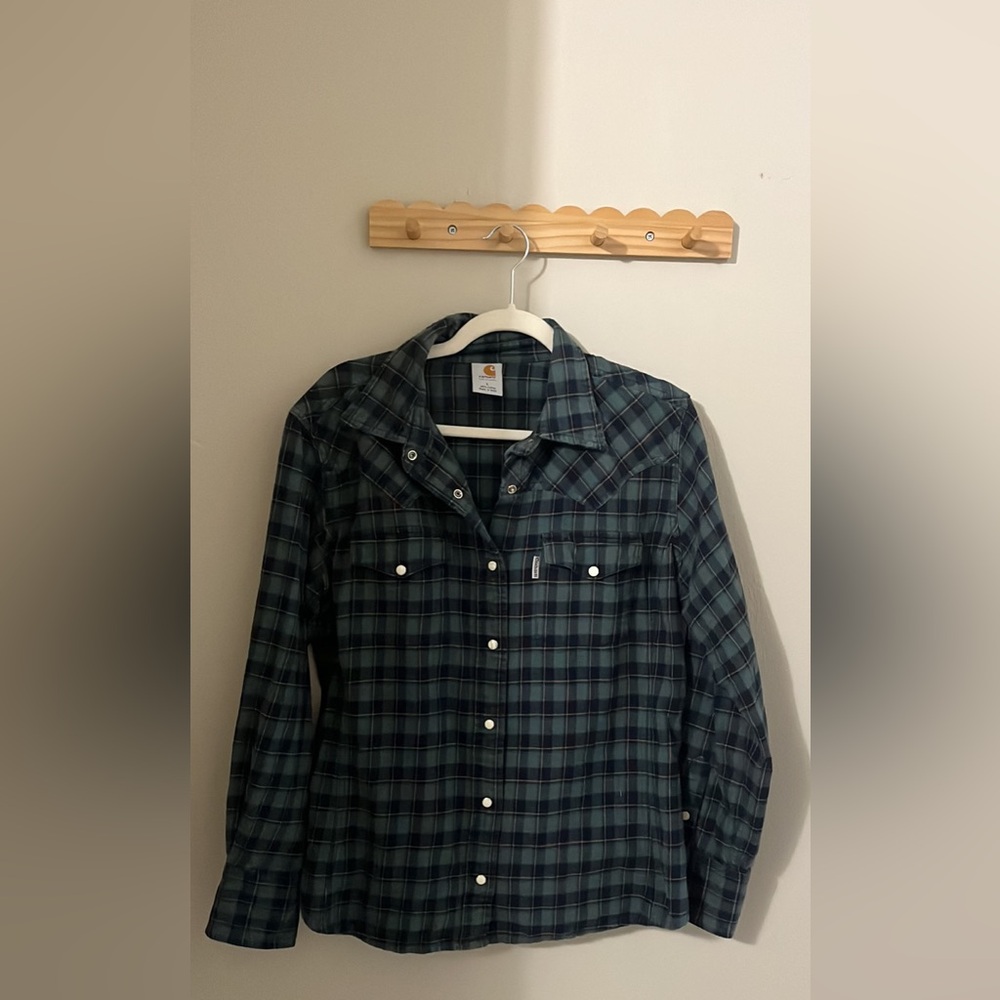Pearl Snap Women’s Plaid Carhartt